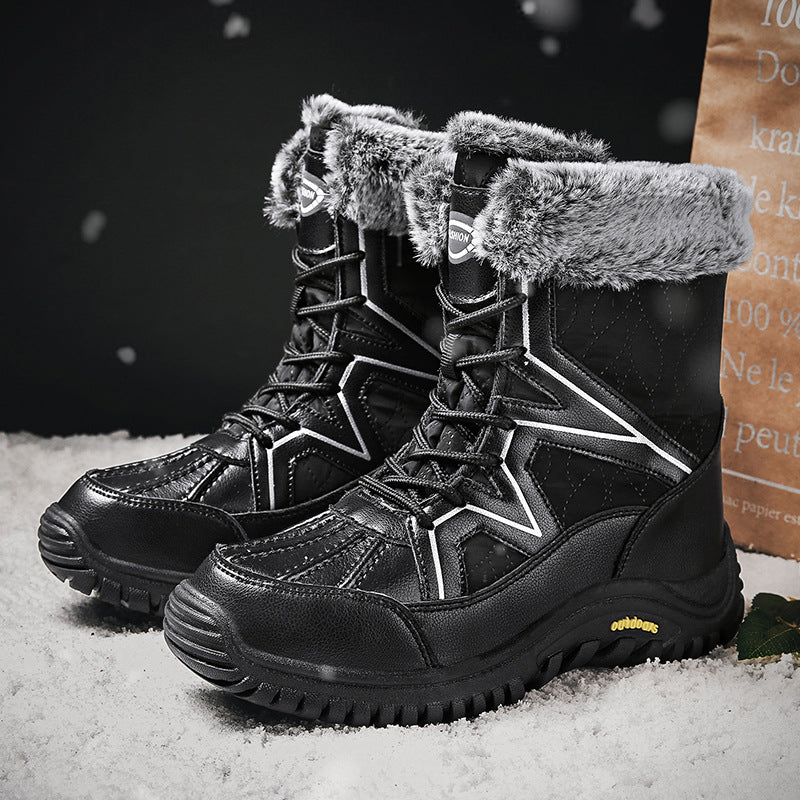 Damen Winter Stiefel mit isolierendem Futter und rutschfester Sohle EB