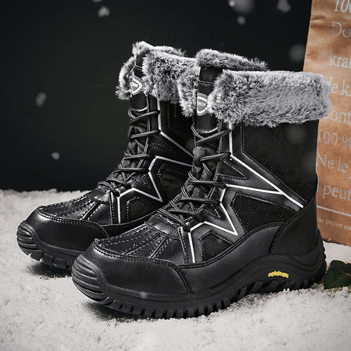 Damen Winter Stiefel mit isolierendem Futter und rutschfester Sohle EB