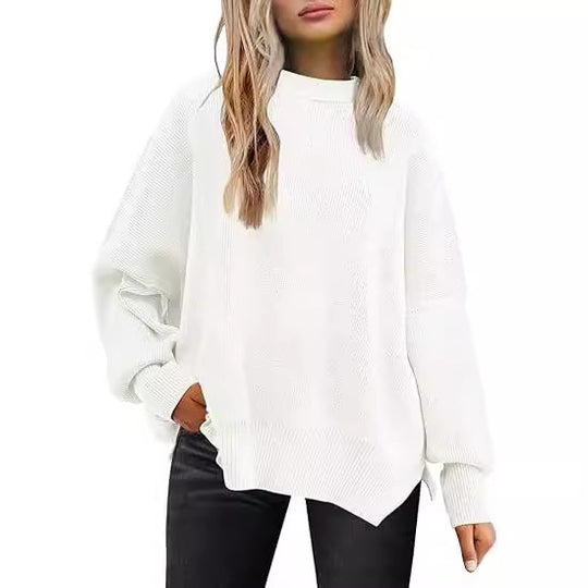 Damen lockerer Strickpullover EB
