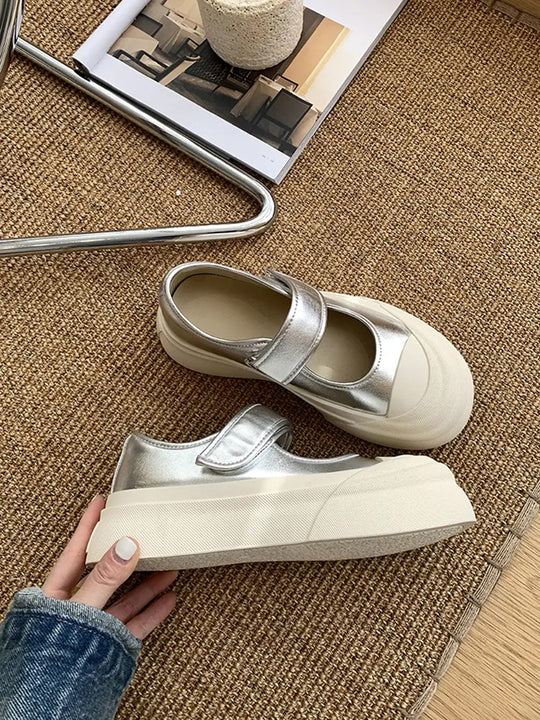 Damen Komfortable Velours-Sneaker mit Klettverschluss EB