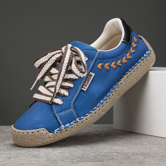 Damen Modische und bequeme Sneakers mit dekorativer Schnürung EB