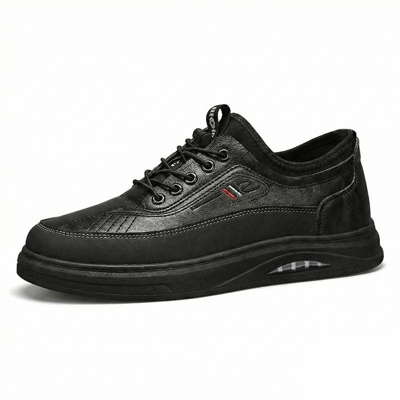 Damen Bequeme und stylische Ledersneaker mit rutschfester Sohle und atmungsaktivem Innenfutter EB
