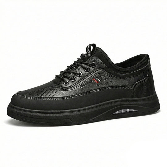 Damen Bequeme und stylische Ledersneaker mit rutschfester Sohle und atmungsaktivem Innenfutter EB