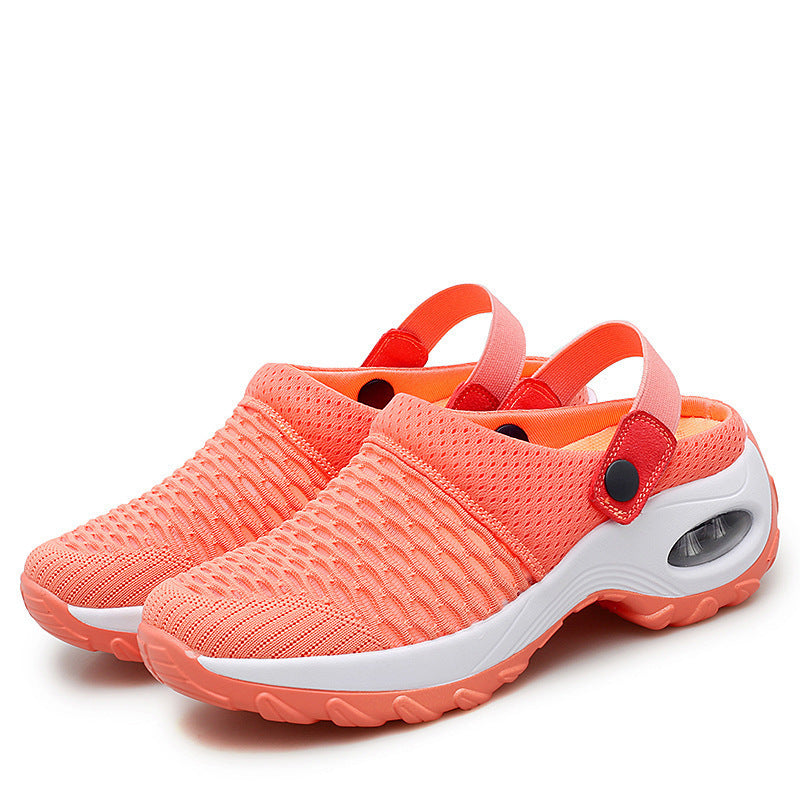 Unisex Atmungsaktive Mesh-Clogs mit verstellbarem Fersenriemen und rutschfester Sohle EB