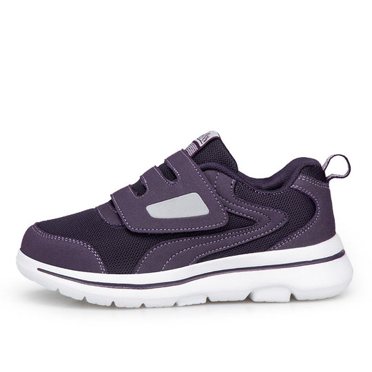 Damen Freizeitsneaker mit verstellbarem Klettverschluss und atmungsaktiver Mesh-Oberfläche EB