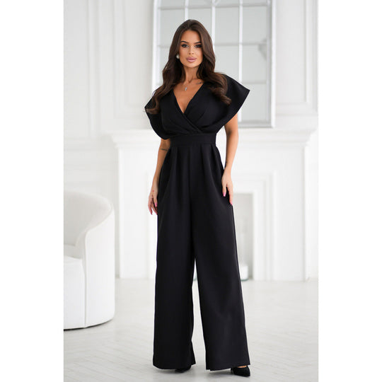 Damen Eleganter weitbeiniger Jumpsuit EB 1751425707