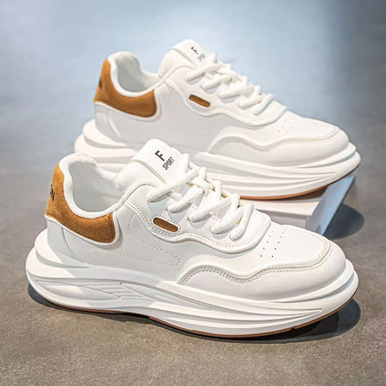 Damen moderne und atmungsaktive Sneakers mit gepolsterter Laufsohle EB