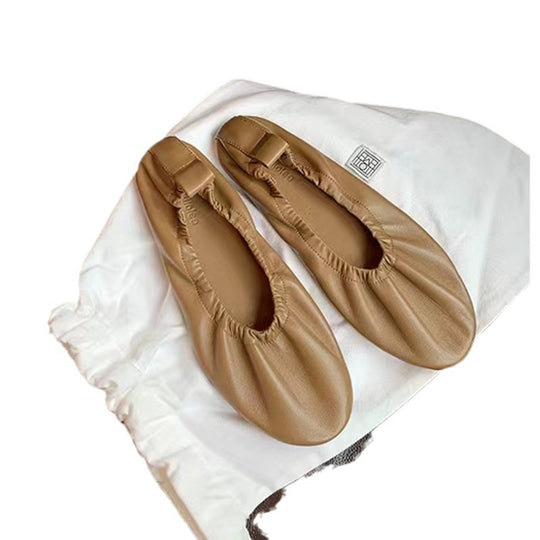 Damen elegante Mokassins mit flexiblem Gummizug EB
