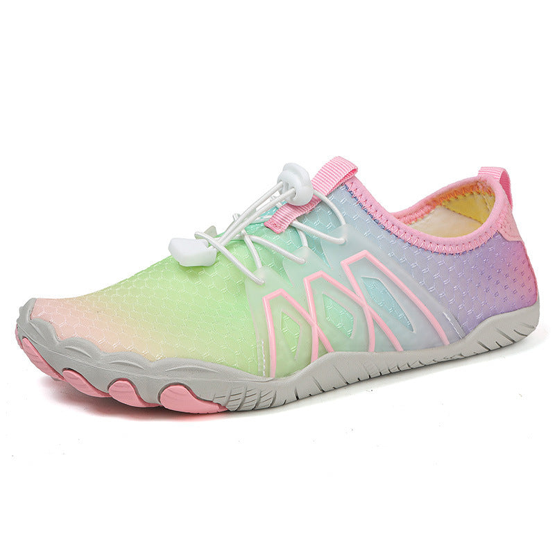 Damen Sportliche Aqua-Schuhe mit elastischem Schnellschnürsystem und rutschfester Sohle EB