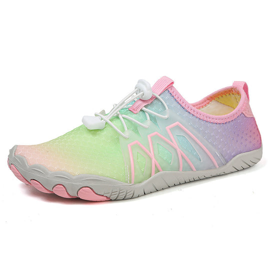 Damen Sportliche Aqua-Schuhe mit elastischem Schnellschnürsystem und rutschfester Sohle EB