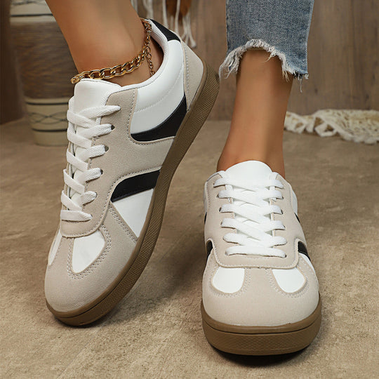 Damen Sportliche Sneakers mit modischem Obermaterial und rutschfester Sohle EB