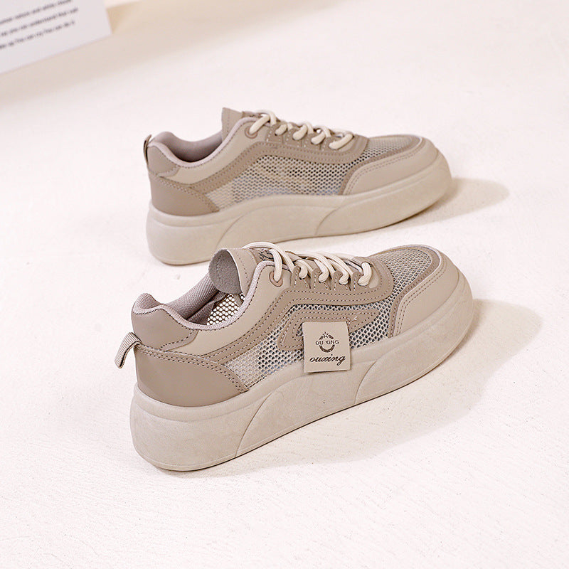 Damen Freizeitsneaker mit atmungsaktivem Netzmaterial und dämpfender Sohle EB