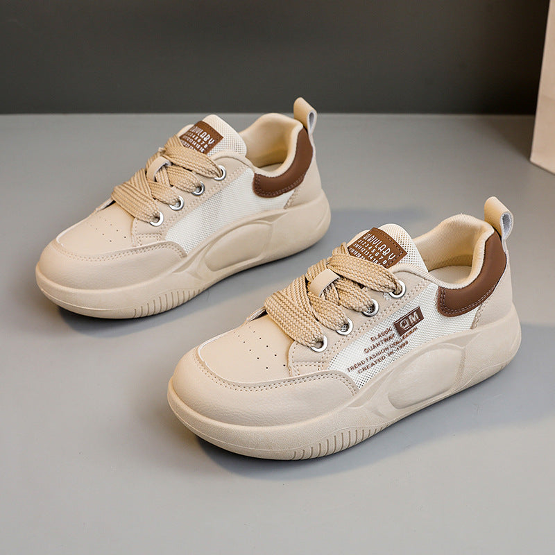 Damen modische Sneakers mit gepolsterter Laufsohle und griffigem Profil EB