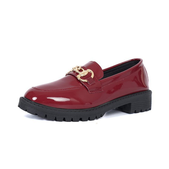 Damen Elegante Loafer mit dekorativem Schleifendetail EB