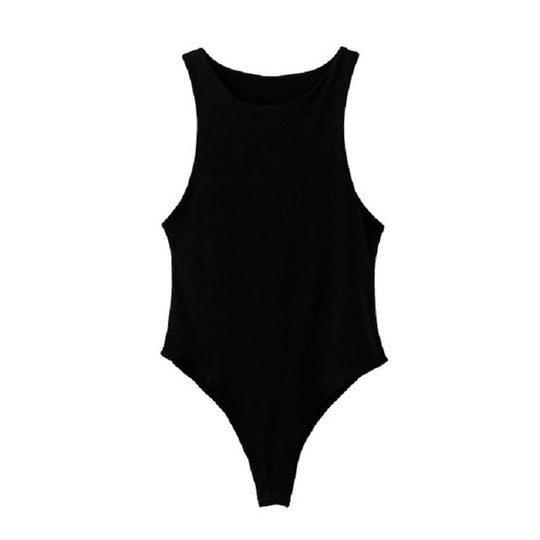Damen Figurbetontes Tanktop mit breitem Trägerdesign EB