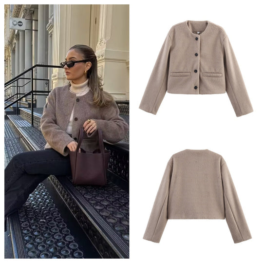 Damen lässige Kurzjacke EB