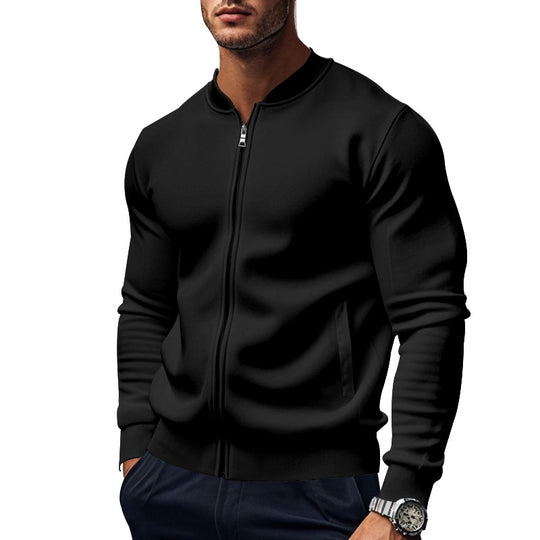 Herren Sportliche Bomberjacke mit hochschließendem Kragen EB