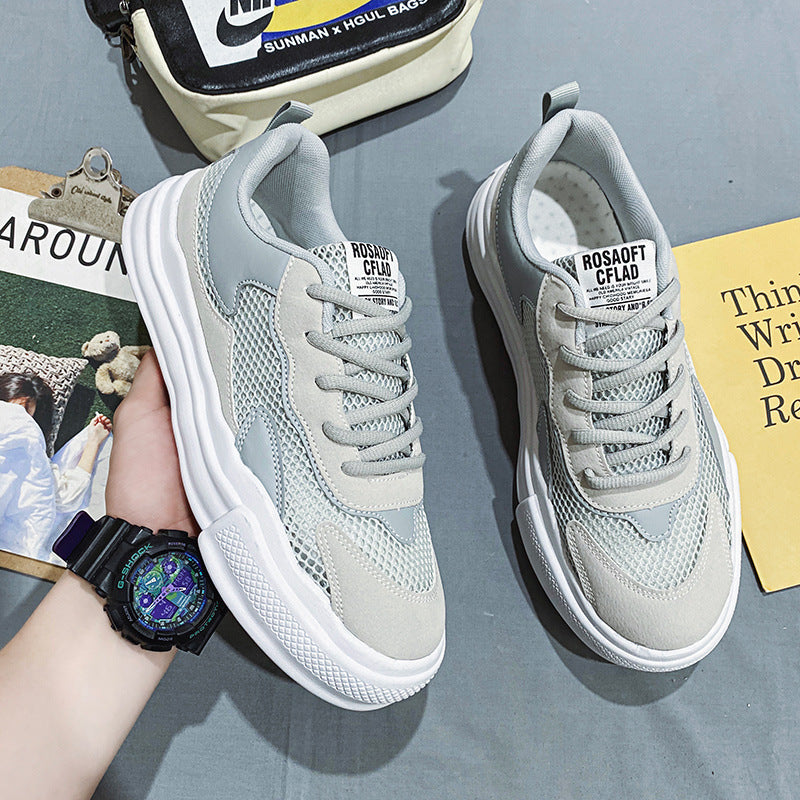 Damen Sneakers mit atmungsaktiven Netzpaneelen und stoßdämpfender Sohle EB