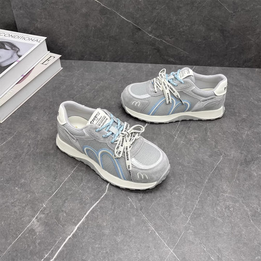 Damen Sportliche Sneakers mit atmungsaktivem Obermaterial und dämpfender Sohle EB