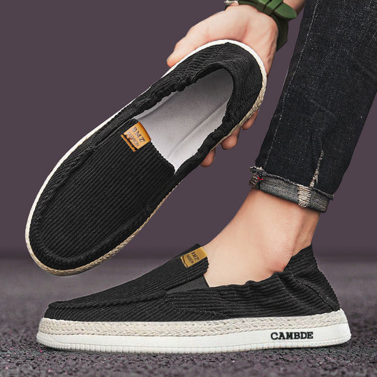 Damen Bequeme Slip-On Freizeitschuhe mit elastischem Obermaterial EB