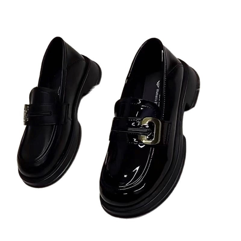 Damen Stilvolle Loafers mit modischem Schnallenverschluss EB