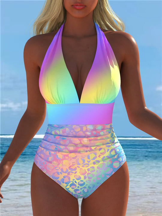 Damen Hochschnitt Badeanzug EB