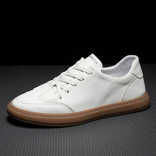 Damen lässige Leder Sneakers EB