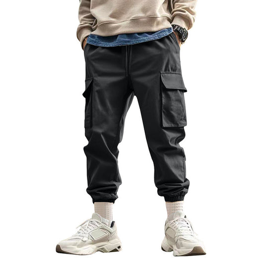Herren nan urbaner utilitärer Jogger mit Mehrfachtaschen und konischem Bein EB