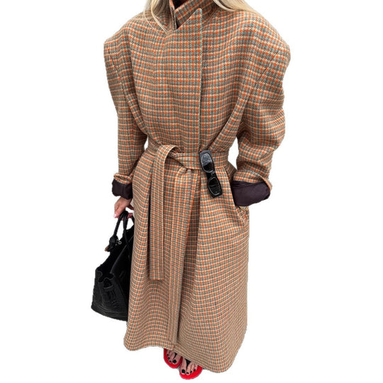 Damen Oversized Doppelreiher-Mantel EB