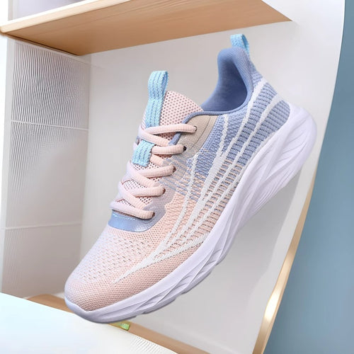 Damen Atmungsaktive Laufschuh mit flexiblem Obermaterial und dämpfender Sohle EB