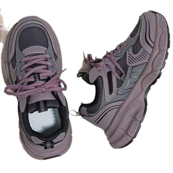 Damen Sportliche Mesh-Sneaker mit ergonomischer Sohle und modischen Akzenten EB