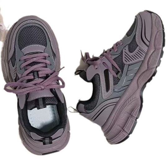 Damen Sportliche Mesh-Sneaker mit ergonomischer Sohle und modischen Akzenten EB