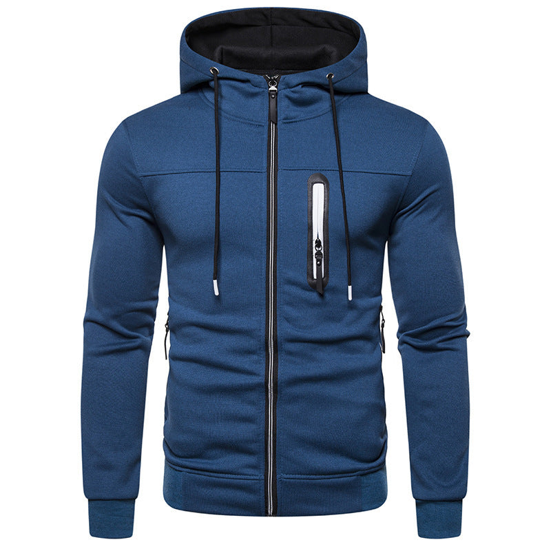 Damen Sportliche Kapuzenjacke mit praktischen Taschen und stylischen Reißverschluss EB