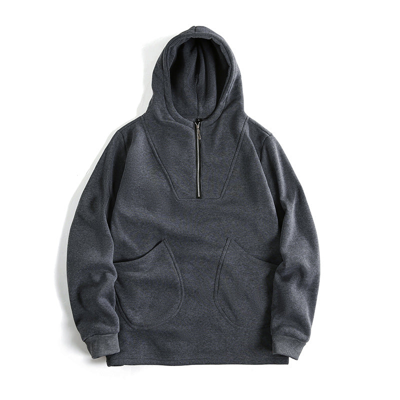 Herren Kapuzenpullover mit innovativem Reißverschluss und komfortabler Passform EB