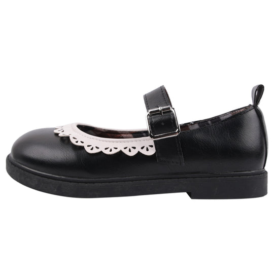 Damen elegante Mary Jane Ballerinas mit dekorativem Riemchen EB