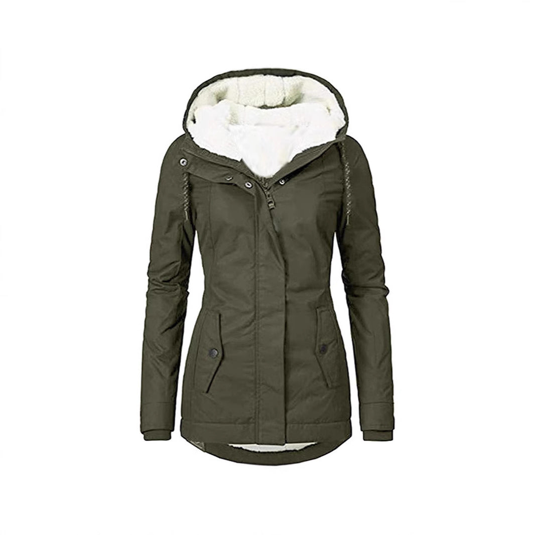 Damen warme Outdoor-Jacke mit kuscheligem Futter EB