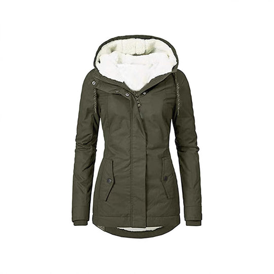 Damen warme Outdoor-Jacke mit kuscheligem Futter EB