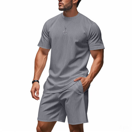 Herren stylishes Freizeit-Set aus atmungsaktivem Material EB