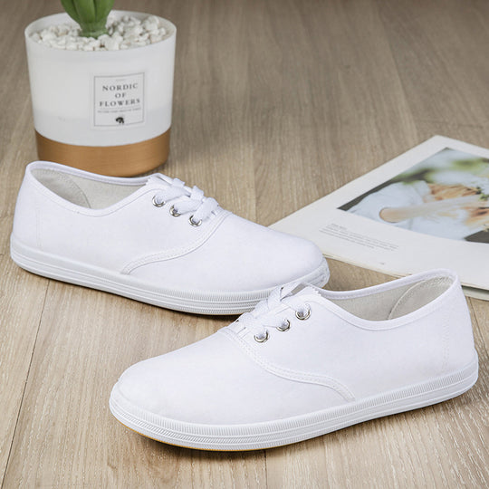 Damen Bequeme Stoffschuhe mit elastischem Riemen EB