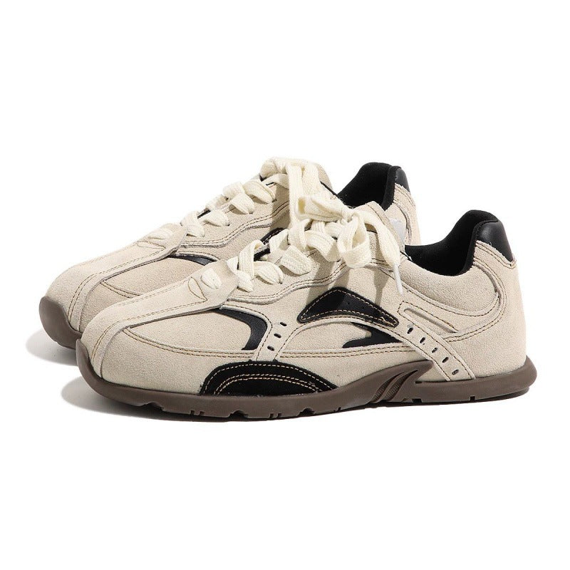 Damen Sneakers mit weich gepolstertem Wildleder-Obermaterial und rutschfester Sohle EB