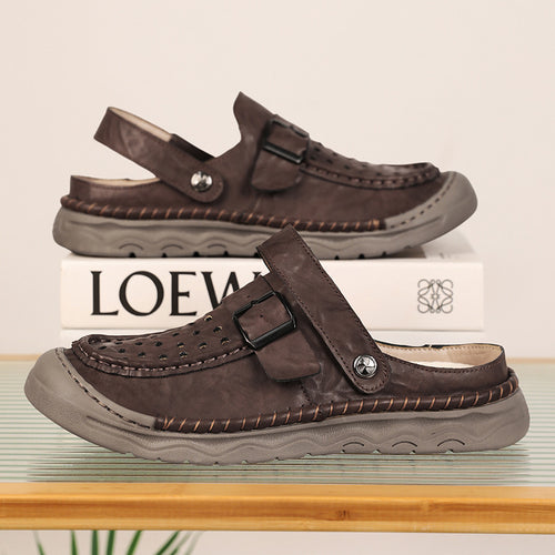 Damen Komfortable Clogs mit verstellbarem Riemen und atmungsaktiver Obermaterialstruktur EB