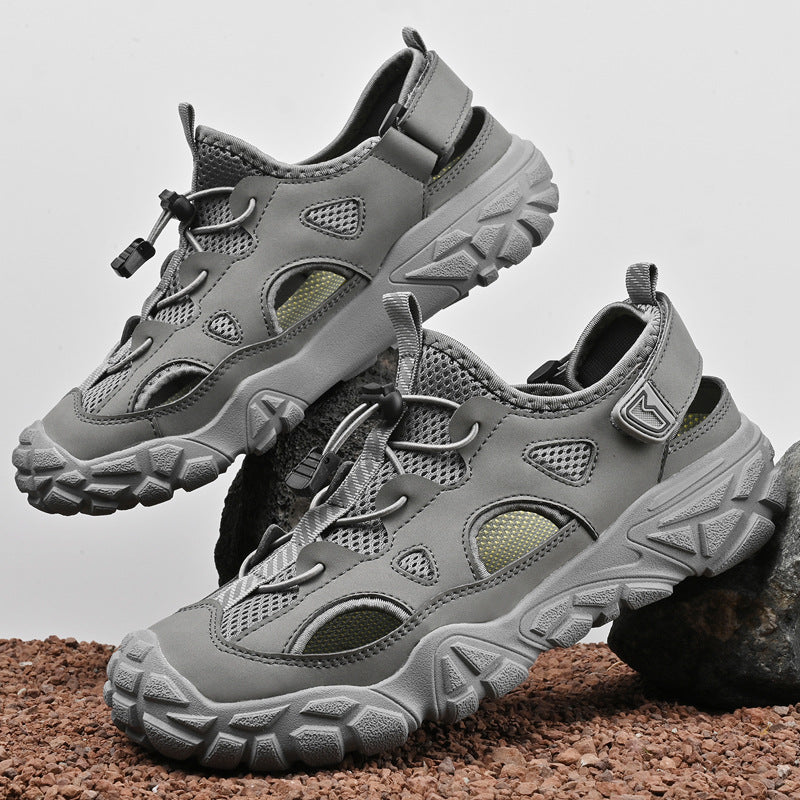 Damen Atmungsaktive Sport-Sandalen mit Anti-Rutsch-Sohle und Verstellbarem Schnellschnürsystem EB