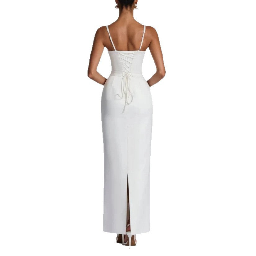 Damen Elegantes Ballkleid mit figurformendem Design EB