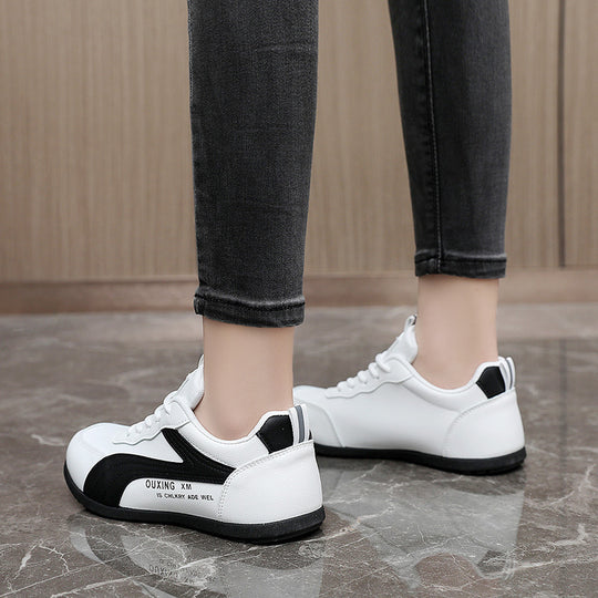 Damen Sportliche Sneaker mit atmungsaktiver Oberfläche und stoßdämpfendem Sohlenprofil EB