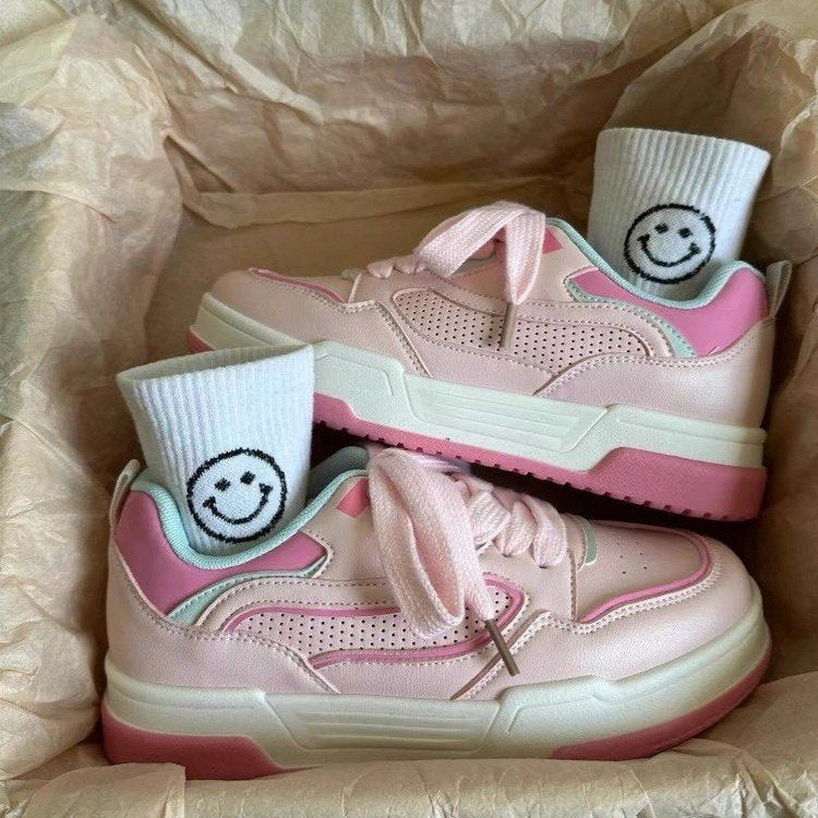 Damen Sportliche Sneakers mit modernem, atmungsaktivem Obermaterial und dämpfender Sohle EB