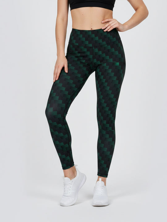 Damen Sportlegging mit stilvollem grafischen Design EB