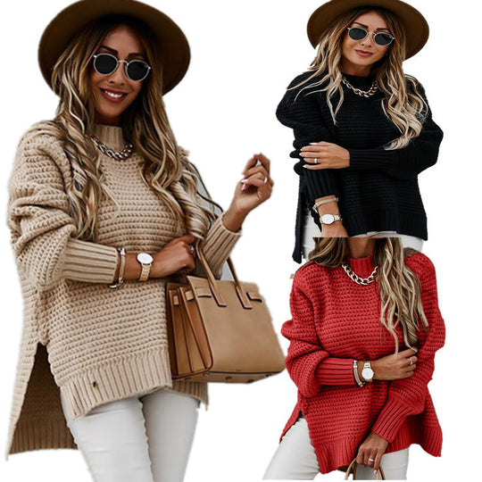 Damen Kuscheliger Strickpullover im lässigen Oversize-Schnitt EB