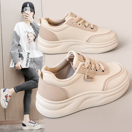 Damen Sportliche Sneaker mit atmungsaktiver Oberflächenstruktur und dämpfendem Fußbett EB