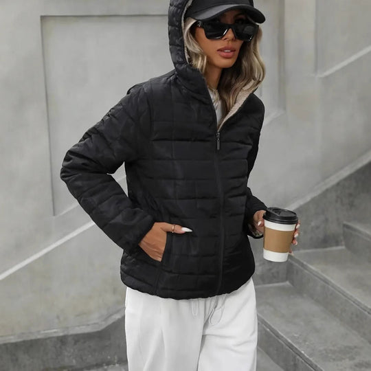 Damen gesteppte Winterjacke EB