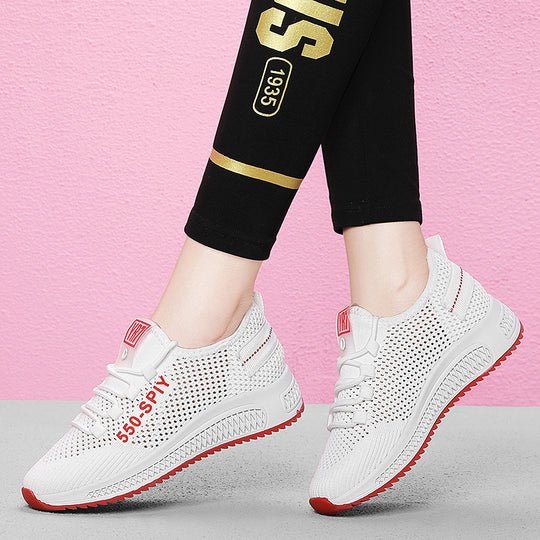 Damen Atmungsaktive und flexible Laufschuhe mit dämpfender Sohle EB